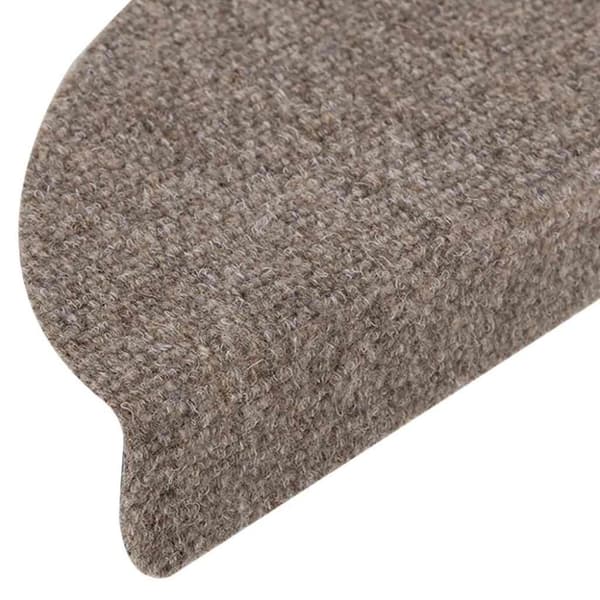 vidaXL Selvklebende trappematter 15 stk kremhvit 65x21x4cm nålestempel