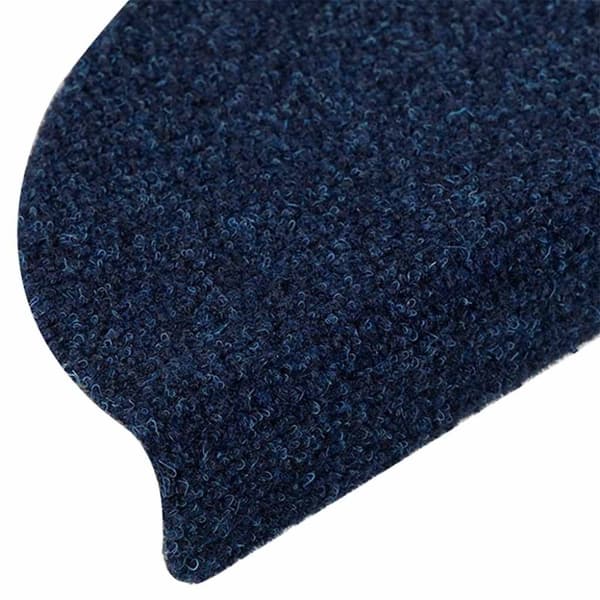 vidaXL Selvklebende trappematter 15stk marineblå 56x17x3cm nålestempel