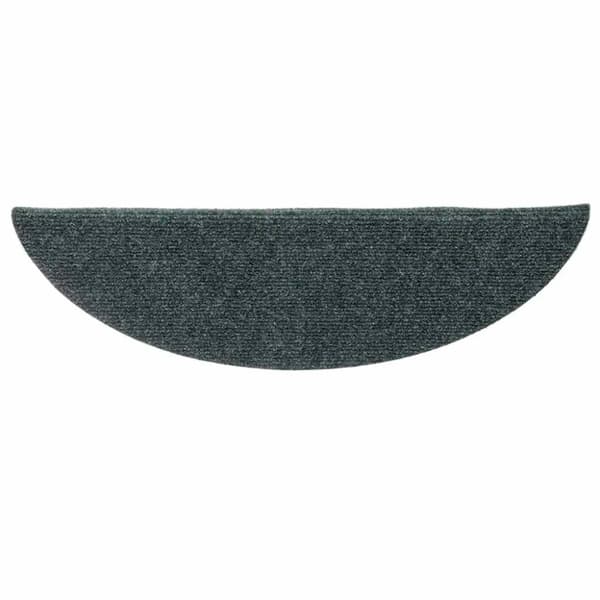 vidaXL Selvklebende trappematter 15 stk grønn 65x21x4 cm nålestempel