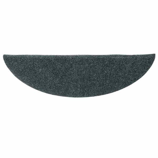 vidaXL selvklæbende trappemåtter 15 stk. 56x17x3 cm tuftet grøn