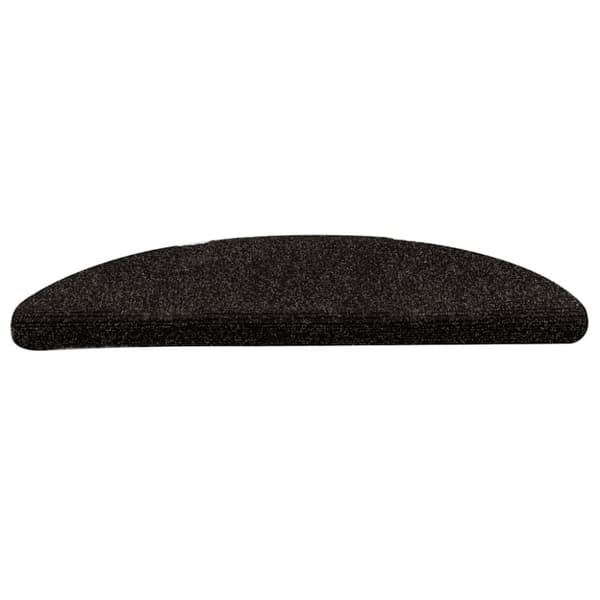 vidaXL selvklæbende trappemåtter 15 stk. 65x21x4 cm tuftet mørkebrun