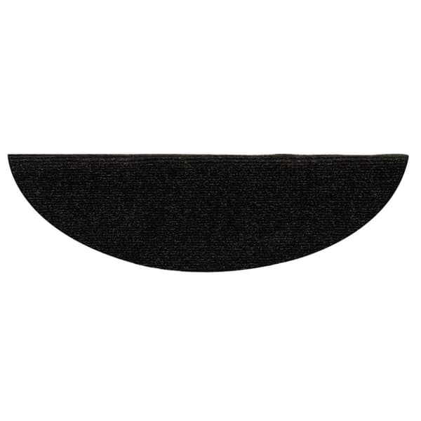 vidaXL selvklæbende trappemåtter 15 stk. 65x21x4 cm tuftet mørkebrun