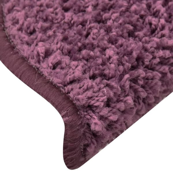 vidaXL Trappetrinnstepper 15 stk mørkelilla 65x21x4 cm