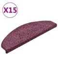 Miniatyrbilde 1 av 9: vidaXL Trappetrinnstepper 15 stk mørkelilla 65x21x4 cm