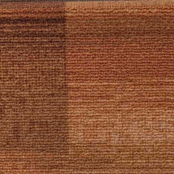 vidaXL Trappstegsmattor självhäftande 15 st brun 65x21x4 cm