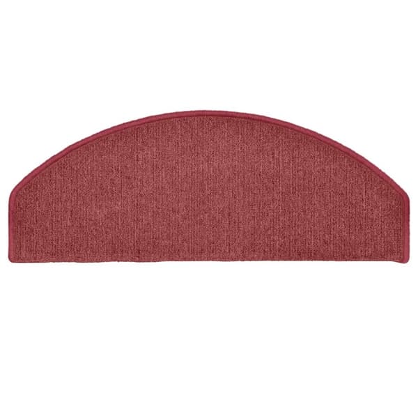 vidaXL trappemåtter 15 stk. 65x24x4 cm rød