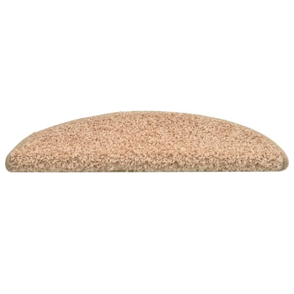vidaXL trappemåtter 15 stk. 56x17x3 cm guldfarvet
