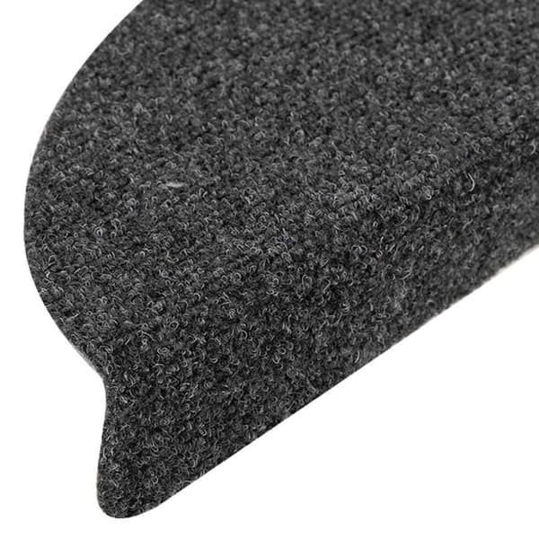 vidaXL Selvklebende trappematter 15stk antrasitt 56x17x3cm nålestempel