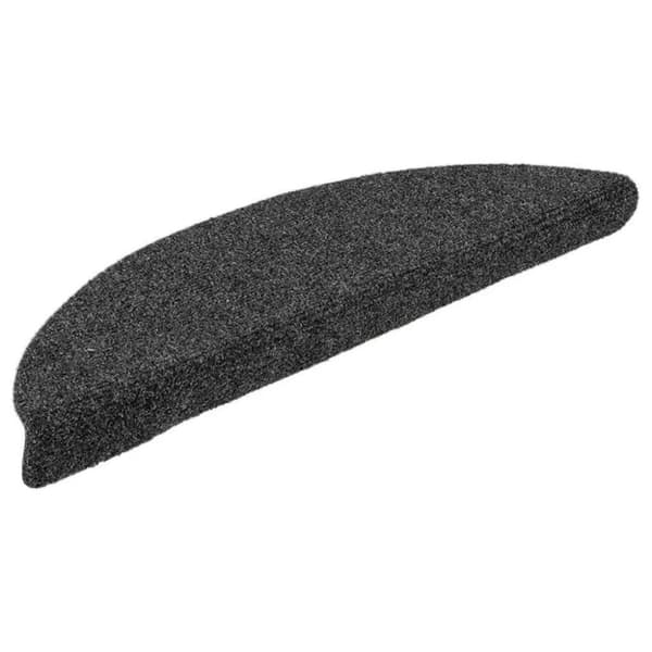 vidaXL Selvklebende trappematter 15stk antrasitt 56x17x3cm nålestempel