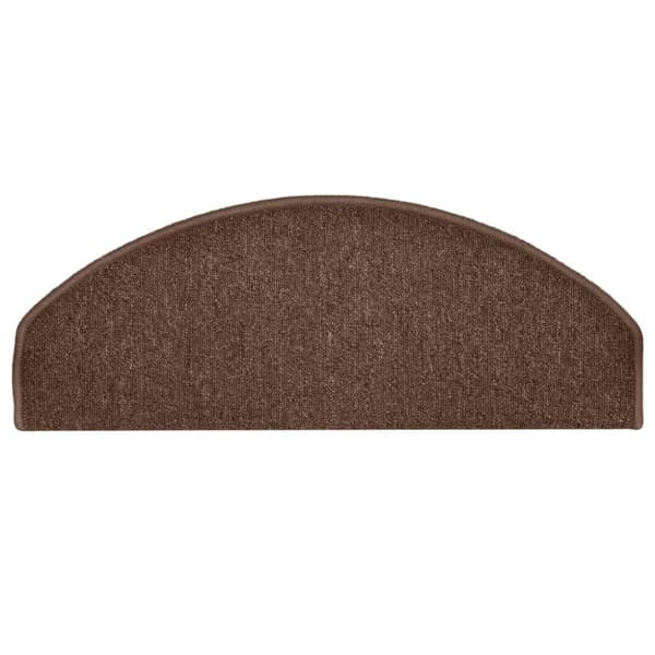 vidaXL trappemåtter 15 stk. 65x24x4 cm brun