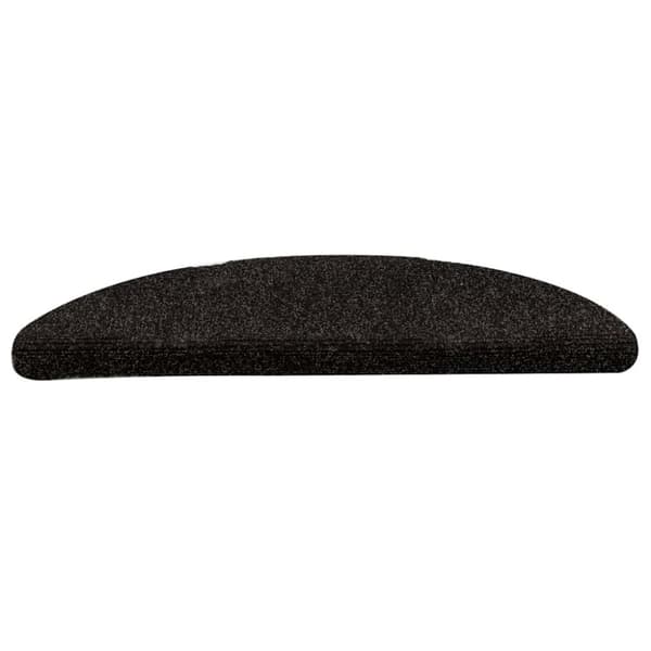 vidaXL Trappstegsmattor självhäftande 15 st mörkbrun 56x17x3 cm brodyr