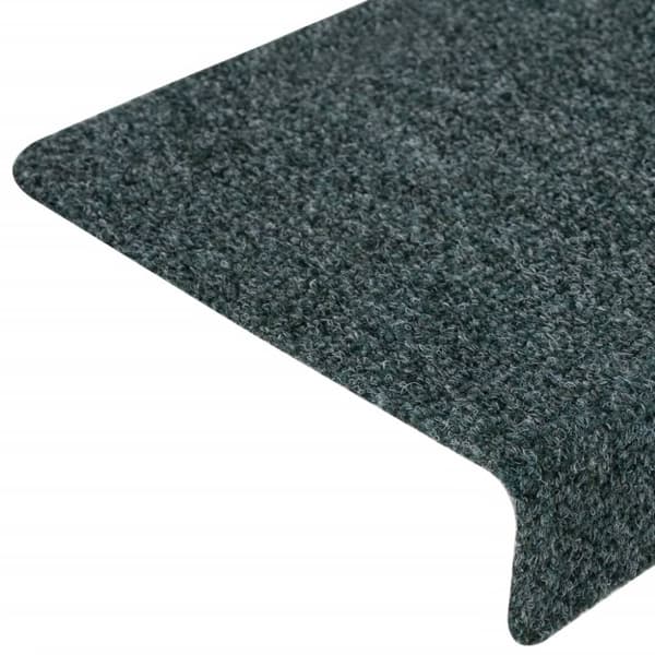 vidaXL Trappstegsmattor 15 st nålad 65x21x4 cm brun