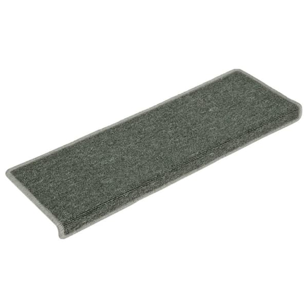 vidaXL 15 stk. trappemåtter 65x21x4 cm grøn
