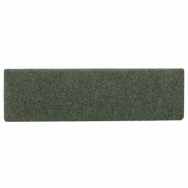 vidaXL 15 stk. trappemåtter tuftet 65x21x4 cm brun