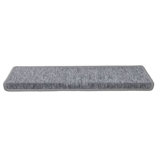 vidaXL trappemåtter 15 stk. 65x21x4 cm hvid og grå