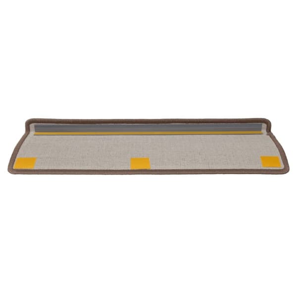 vidaXL Porrasmatot 15 kpl 65x21x4 cm ruskea