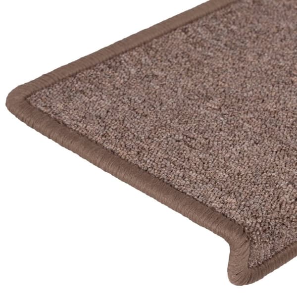 vidaXL Porrasmatot 15 kpl 65x21x4 cm ruskea