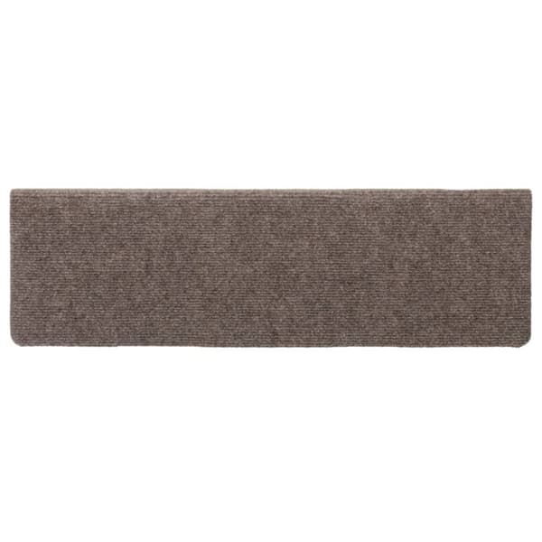 vidaXL Trappematter 15 stk nålestempel 65x21x4 cm kremhvit