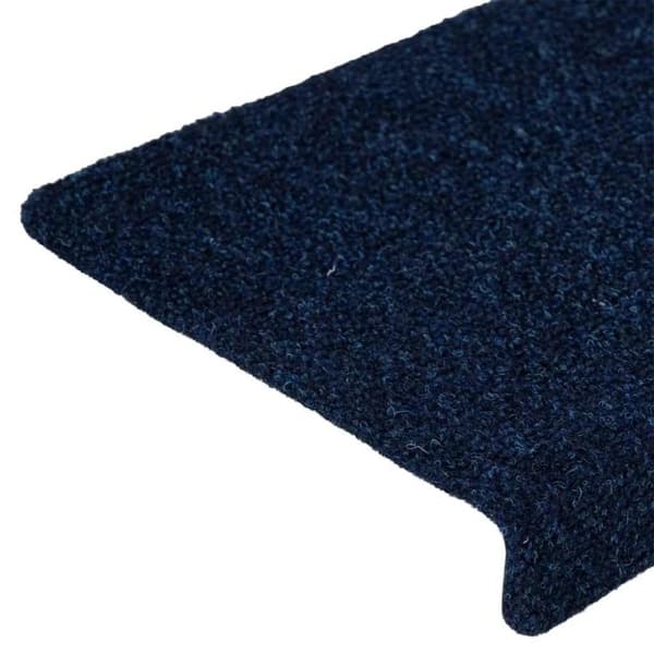 vidaXL Trappematter 15 stk nålestempel 65x21x4 cm blå