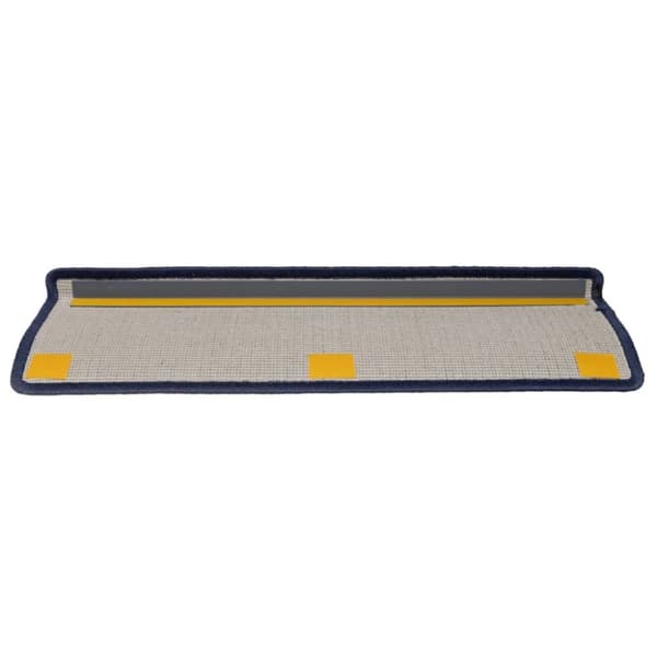 vidaXL 15 stk. trappemåtter 65x21x4 cm grå og blå