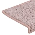 Miniatyrbild 8 av 10: vidaXL Trappstegsmattor 15 st 65x21x4 cm vit och rosa