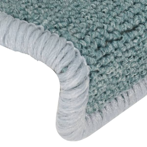 vidaXL 15 stk. trappemåtter 65x21x4 cm blå
