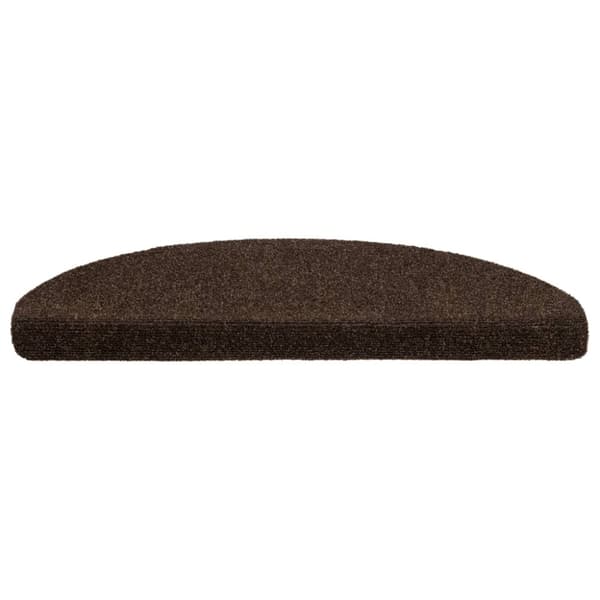 vidaXL Trappstegsmattor självhäftande 5 st brun 65x21x4 cm brodyr