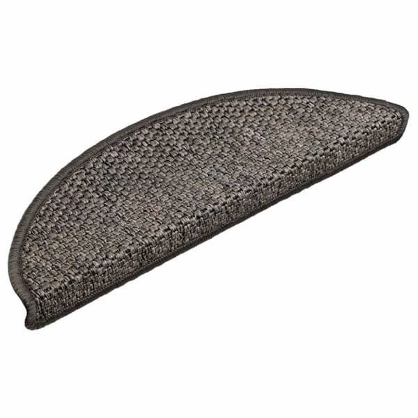 vidaXL Selvklebende trappematter sisal 15 stk 56x17x3 cm brun beige