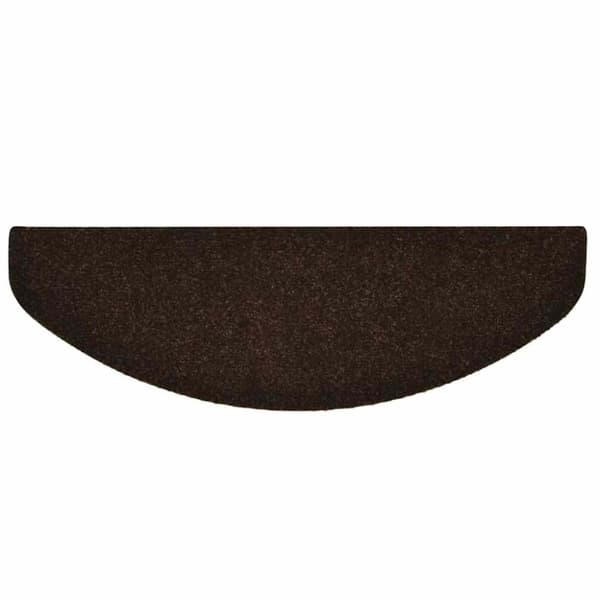 vidaXL Selvklebende trappematter 10 stk brun 65x21x4 cm nålestempel