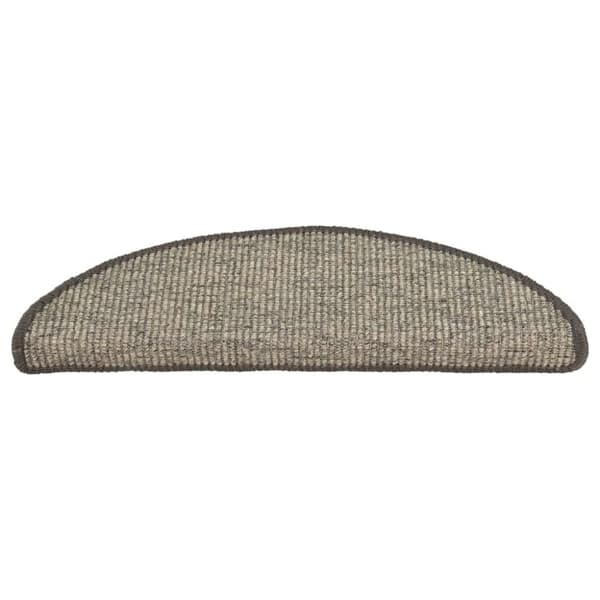 vidaXL Trappstegsmattor självhäftande 15 st 56x20 cm beige och grå