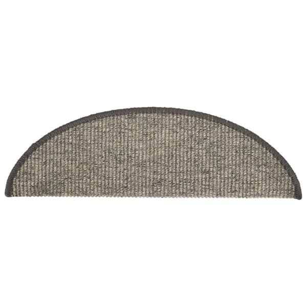 vidaXL Trappstegsmattor självhäftande 15 st 56x20 cm beige och grå