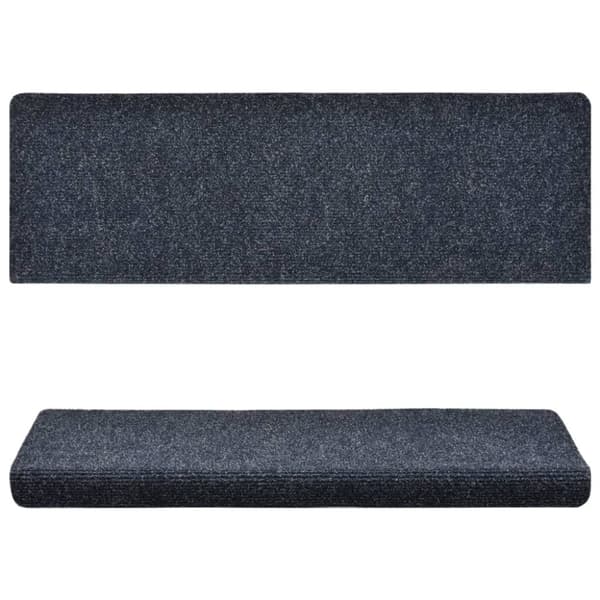 vidaXL Trappstegsmattor 5 st nålad 65x21x4 cm antracit