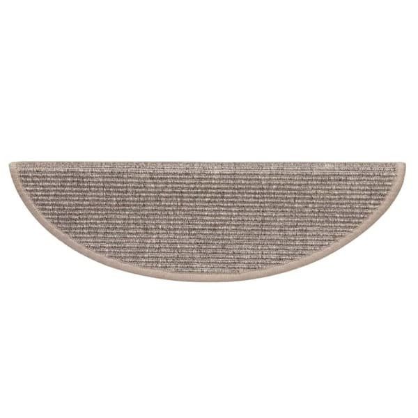 vidaXL selvklæbende trappemåtter 15 stk. 56x17x3 cm mørk beige