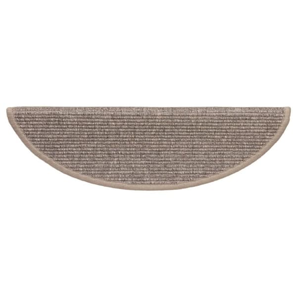 vidaXL selvklæbende trappemåtter 15 stk. 56x17x3 cm mørk beige