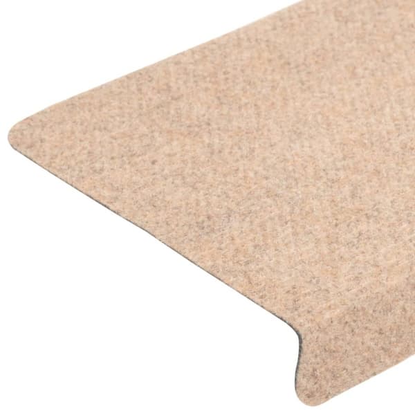 vidaXL Trappstegsmattor 5 st brun 65x21x4 cm brodyr