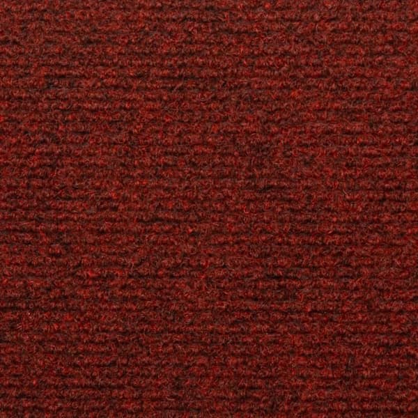 vidaXL trappemåtter 10 stk. 65x21x4 cm tuftet bordeauxfarvet
