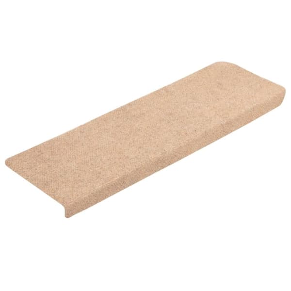 vidaXL trappemåtter 10 stk. 65x21x4 cm tuftet brun