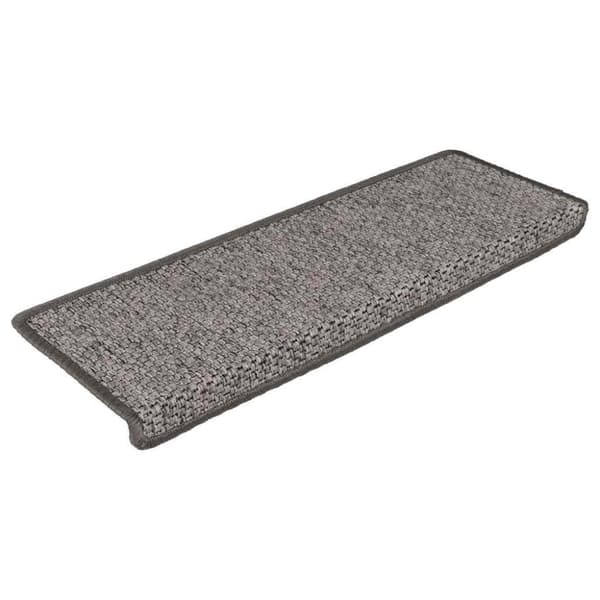vidaXL selvklæbende trappemåtter 15stk. 65x21x4cm sisal-look grå beige