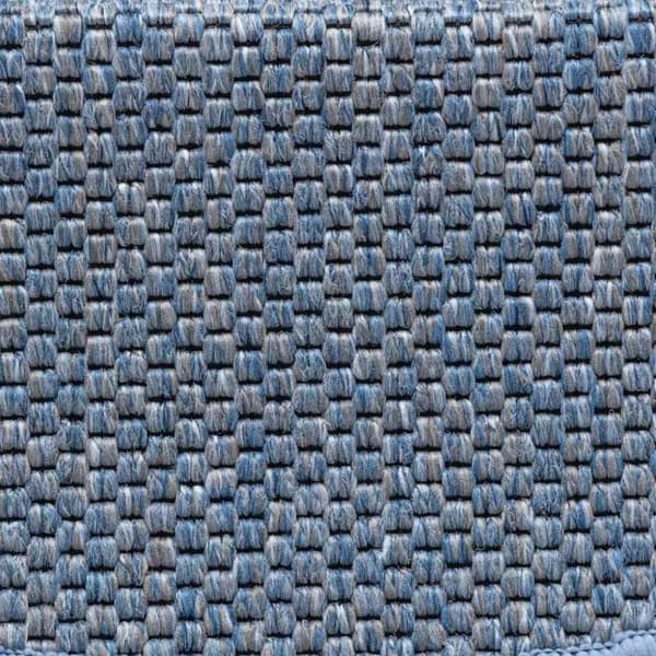 vidaXL selvklæbende trappemåtter 15 stk. 65x21x4 cm sisal-look blå