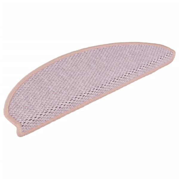 vidaXL selvklæbende trappemåtter 15 stk. 65x21x4 cm sisal-look rød