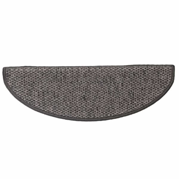 vidaXL selvklæbende trappemåtter 15 stk. 65x21x4cm sisal-look antracit
