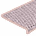 Miniatyrbild 6 av 8: vidaXL Trappstegsmattor självhäftande sisal 15 st 65x21x4 cm röd