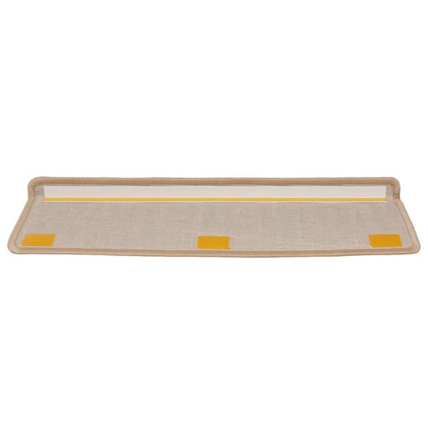 vidaXL Trappstegsmattor 15 st 65x21x4 cm guld