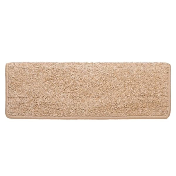 vidaXL Trappstegsmattor 15 st 65x21x4 cm guld