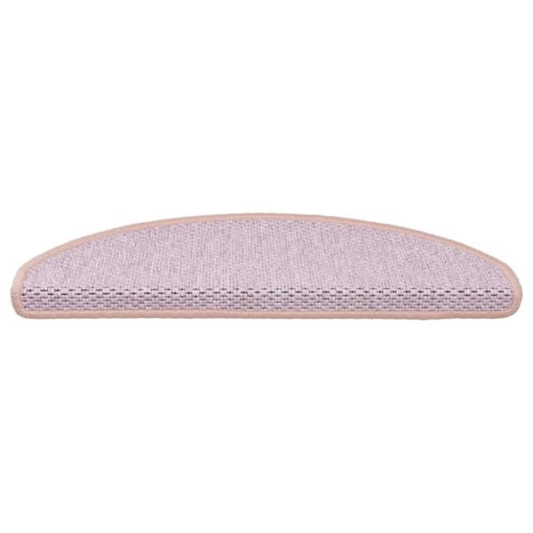 vidaXL Trappstegsmattor självhäftande sisal 15 st 65x21x4 cm röd
