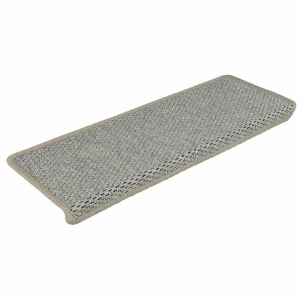 vidaXL Selvklebende trappematter sisal 15 stk 65x21x4 cm grønn