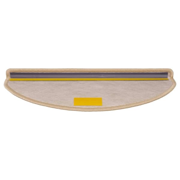 vidaXL selvklæbende trappemåtter 15stk. 65x21x4cm sisal-look lys beige