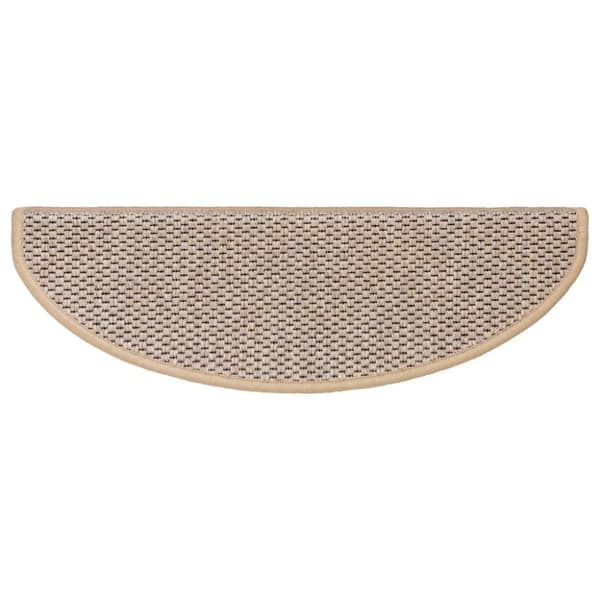 vidaXL selvklæbende trappemåtter 15stk. 65x21x4cm sisal-look lys beige