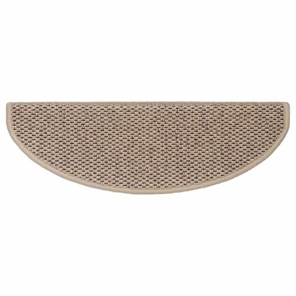 vidaXL selvklæbende trappemåtter 15stk. 65x21x4cm sisal-look sandfarve