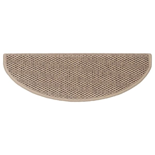 vidaXL selvklæbende trappemåtter 15stk. 65x21x4cm sisal-look sandfarve